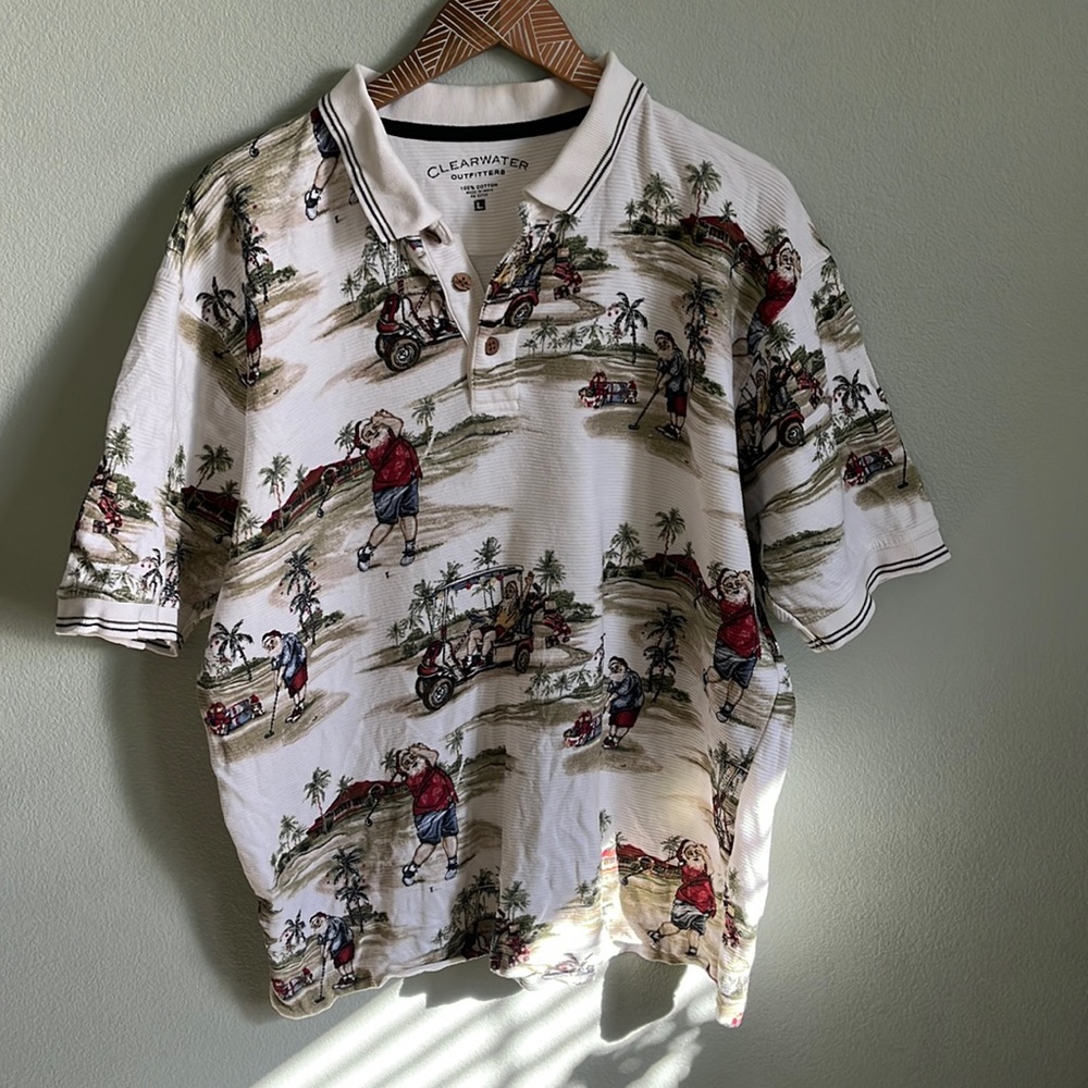 Clearwater Outfitters Christmas Polo